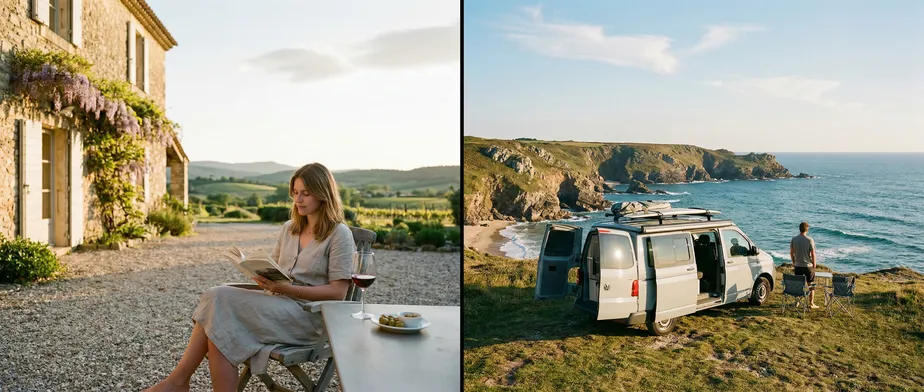 Holiday home or camper: Discover France with flexibility