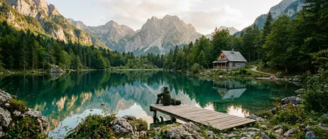 Traumhäuser an ruhigen Bergseen entdecken