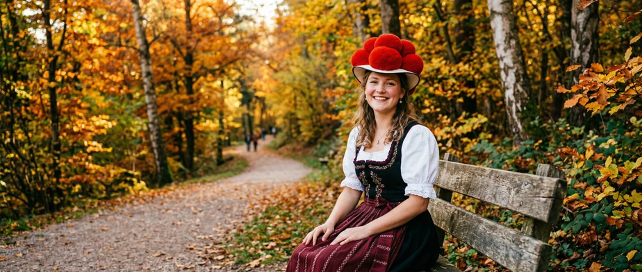 Experience Black Forest Tradition and Costume: The Bollenhut Hat