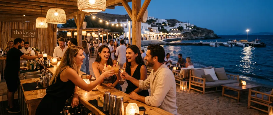 Beach Bars and Nightlife in Greece