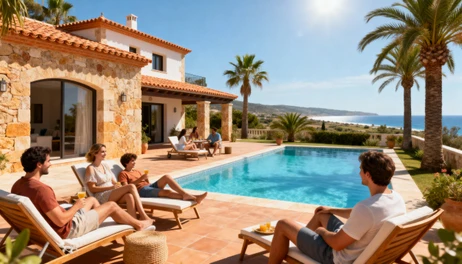 Casa de vacaciones en España para grupos: disfrutar juntos