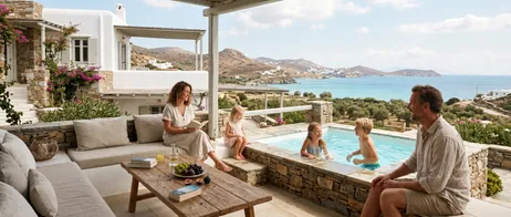 Discover child friendly holiday homes in Greece