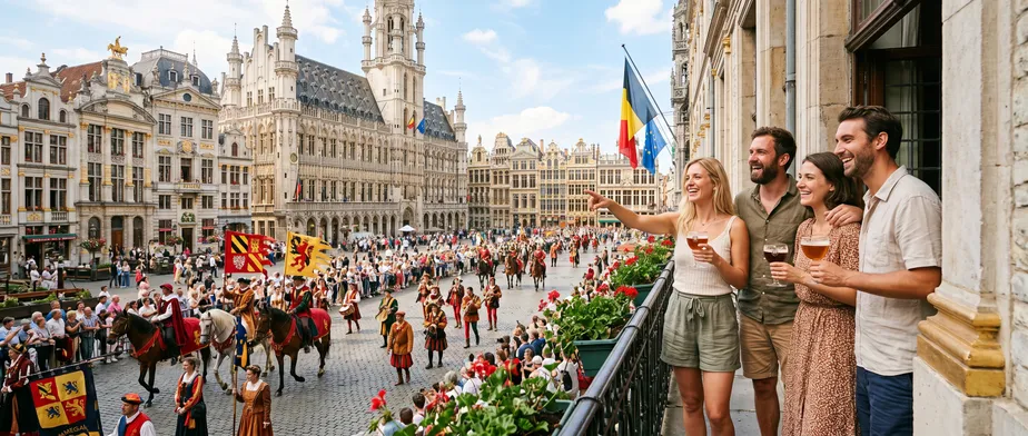 Fête du Roi und Ommegang: Belgiens schönste Feste erleben