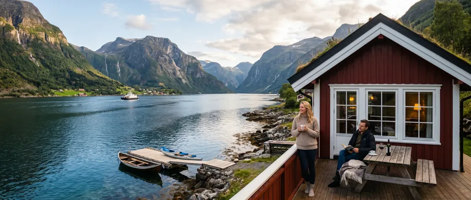 Nyt en feriehusferie på Norges sørkyst