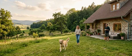 Urlaub mit Hund: Ferienhaus in Alleinlage ideal Urlaub mit Hund: Ferienhaus in Alleinlage ideal