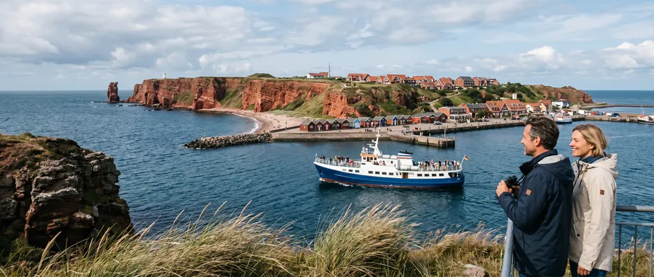 Med skib fra Büsum til Helgoland