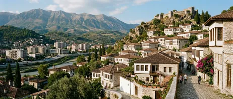 Why so many houses in Albania are light or white
