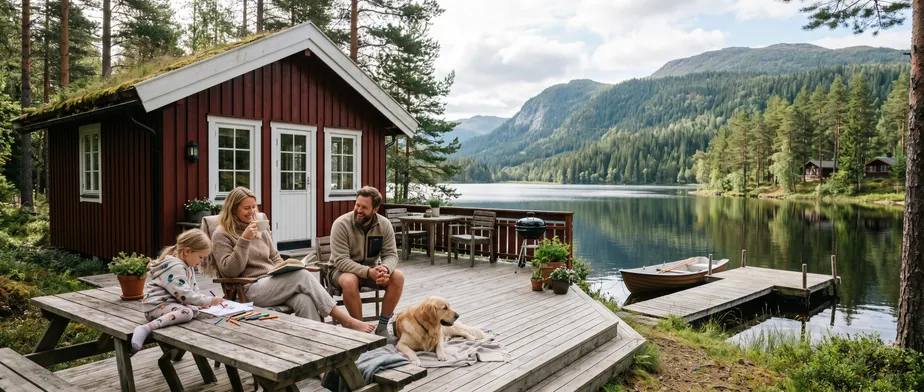 De mest populære feriehuse-destinationer i Nordeuropa