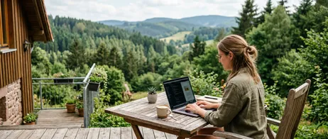 Workation i Tyskland: Foren arbejde og ferie