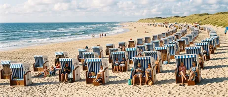 Book a beach chair on Sylt: relaxed days by the sea