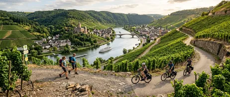 Hiking and Cycling on the Moselsteig: The Most Beautiful Stages