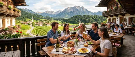 Wine Regions and Cuisine in Bavaria’s Mountain Landscapes