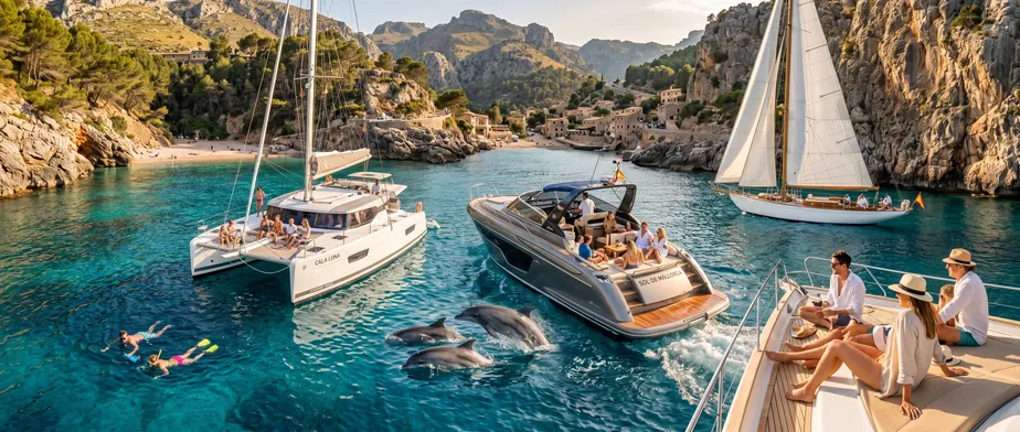 Excursiones en barco en Mallorca y avistamiento de delfines Excursiones en barco en Mallorca y avistamiento de delfines
