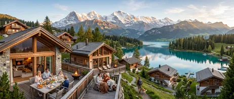 Dream Cabins in Switzerland with Mountain Views and Lake Access