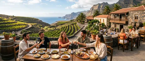 Descubrir los vinos locales y la gastronomía de Gran Canaria