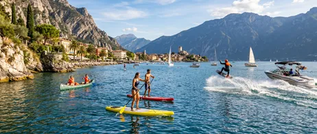 Water sports on Lake Garda: experience SUP, canoeing and wakeboarding