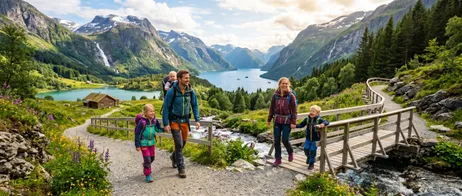 Enjoy stress‑free hiking with kids in Norway