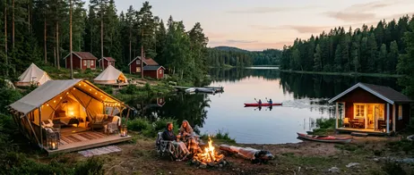 Camping och glamping i Småland nära naturen Camping och glamping i Småland nära naturen
