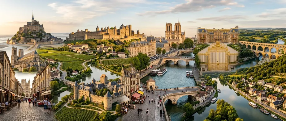 Villes historiques et sites UNESCO en France Villes historiques et sites UNESCO en France