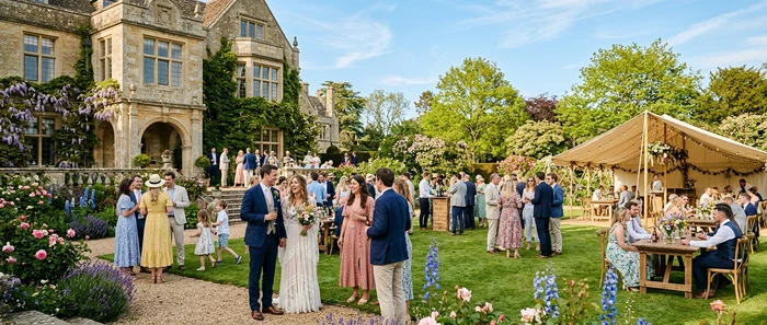 Gartenhochzeit mit entspannter Atmosphäre