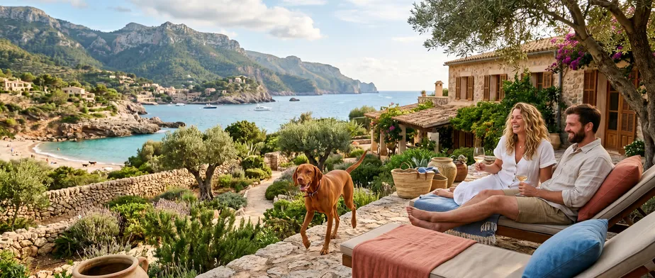 Disfrutar de Mallorca con perro en una casa de vacaciones tranquila Disfrutar de Mallorca con perro en una casa de vacaciones tranquila