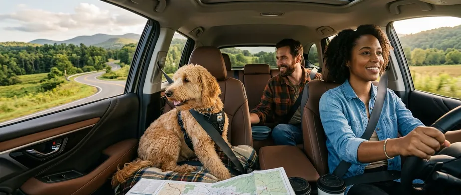 Car journeys with your dog: travel safely and plan breaks well