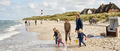 Child-friendly accommodation and activities on Sylt