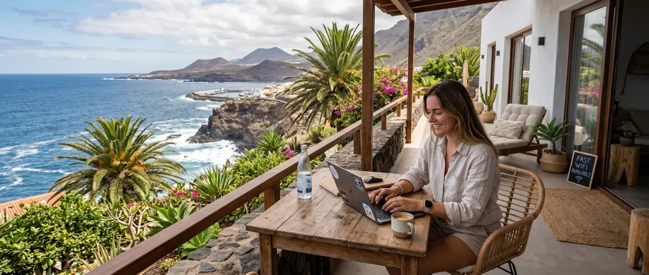 Remote work on Tenerife flexible and relaxed Remote work on Tenerife flexible and relaxed