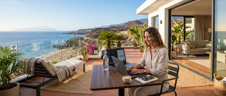 Trabajo remoto en Tenerife con sensación de casa de vacaciones