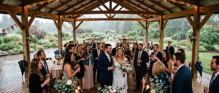 Outdoor Hochzeit entspannt planen bei jedem Wetter