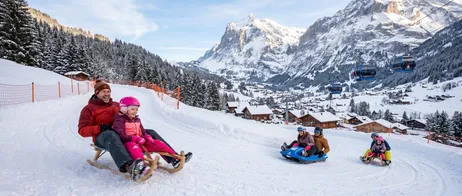 The most beautiful toboggan runs in Switzerland