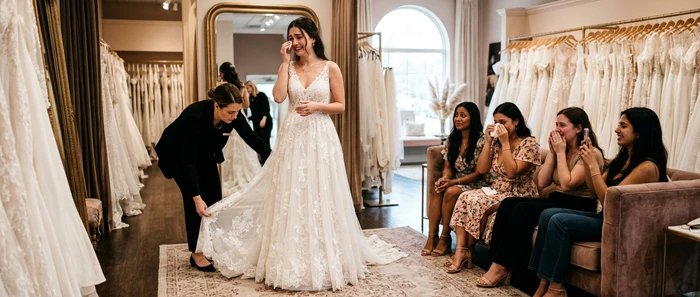 Wann solltest du dein Brautkleid kaufen?