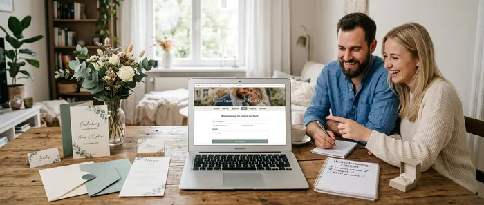 Hochzeitswebsite: Inhalte, Tipps und Vorteile