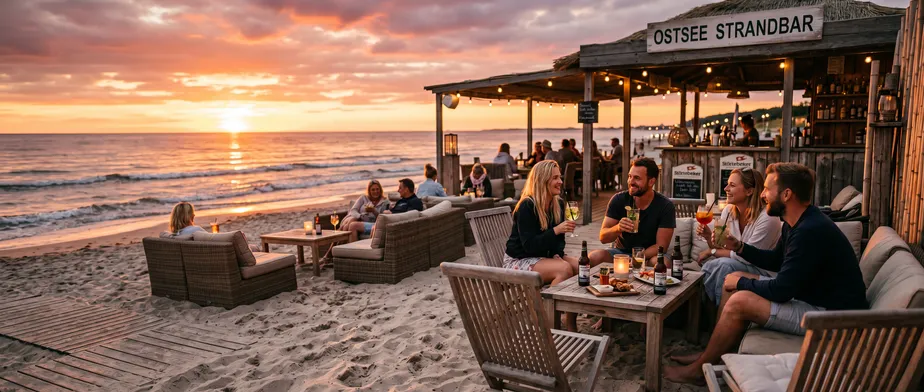 Enjoy Baltic Sea Sunsets at the Beach Bar