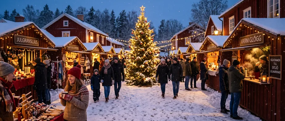 De vackraste julmarknaderna i Småland