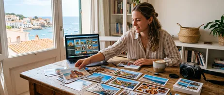 Bringing your Spain holiday photos to life in an album