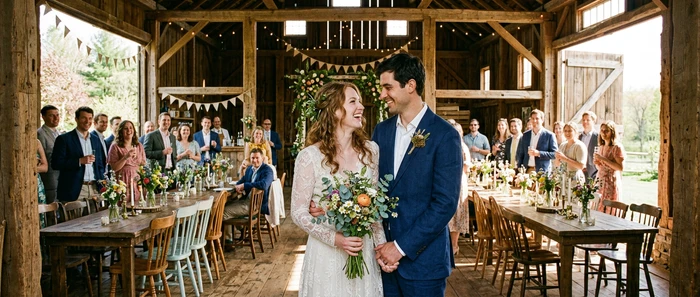 Scheunenhochzeit mit Charme und Persönlichkeit
