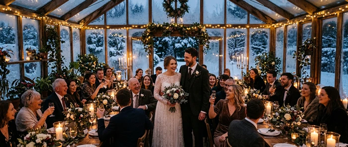 Winterhochzeit mit besonderer Atmosphäre
