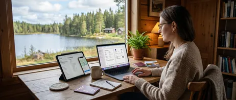 Digitale Reisemappe für den Urlaub in Småland anlegen