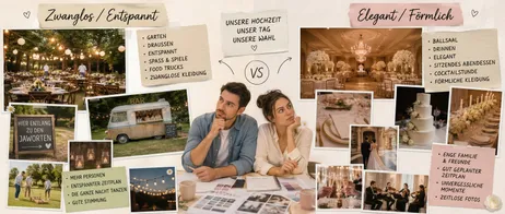 Verschiedene Vorstellungen bei der Hochzeitsplanung meistern