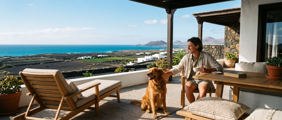 Ferienhausurlaub mit Hund auf Lanzarote genießen