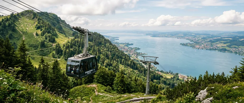 Short Trip to Austria: Taking the Cable Car up the Pfänder
