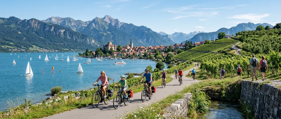 Active holidays at Lake Constance: hiking, cycling and sailing