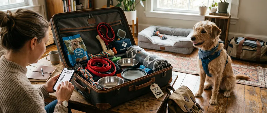 What to pack for vacation? The practical packing list for your dog