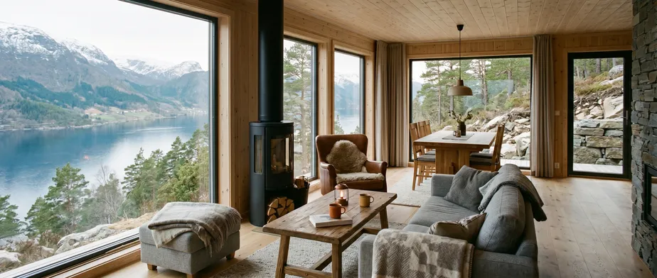 Furnishings in Norwegian Holiday Homes: Clear and Comfortable