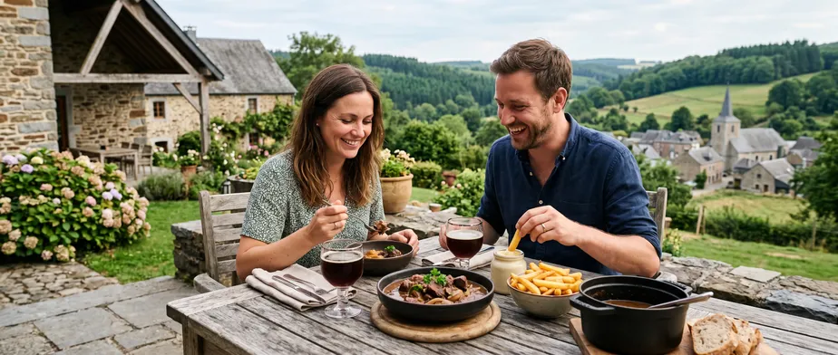 Stoofvlees: Belgian Beef Stew with Fries