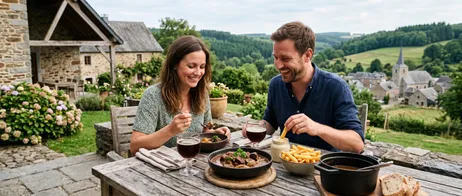 Stoofvlees: Belgian Beef Stew with Fries