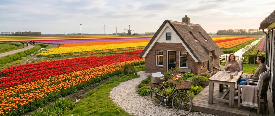 Nederland tijdens de tulpentijd: kleurrijk en ontspannen