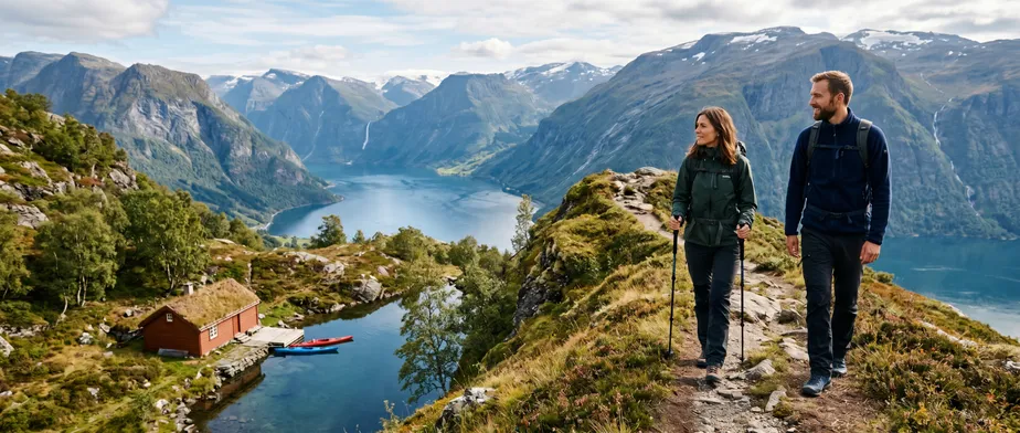 Fotturer, kajakk og friluftsopplevelser i Norge