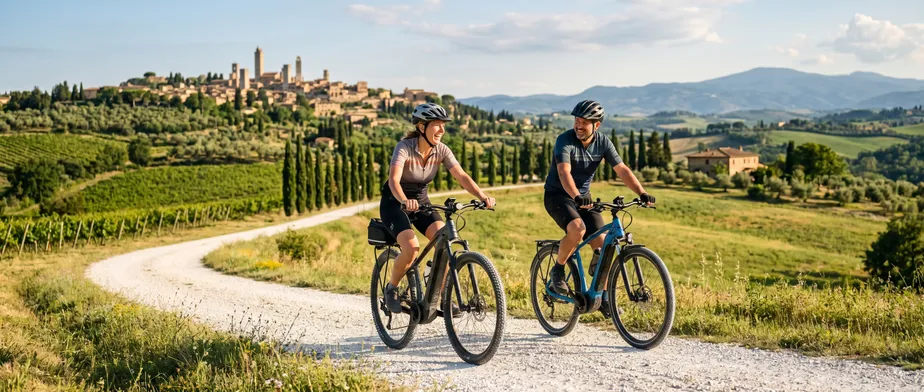 In e-bike attraverso l’Italia: regole e bei percorsi